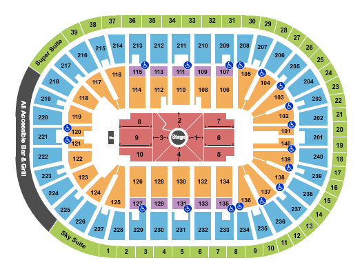 Heritage Bank Center Matt Rife Seating Chart
